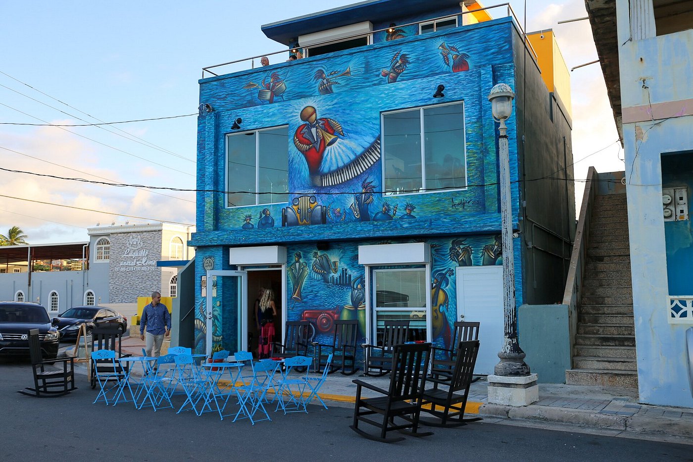 C Note Jazz Club Luquillo Beach Colorful Building Exterior