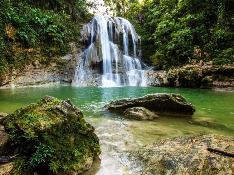 Gozalandia Falls Puerto Rico Rocks