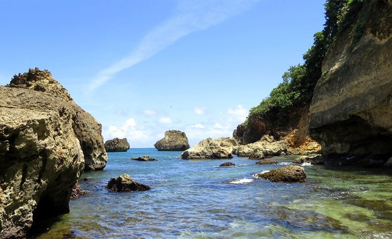 Punta Borinquen Beach Aguadilla Puerto Rico Rocks