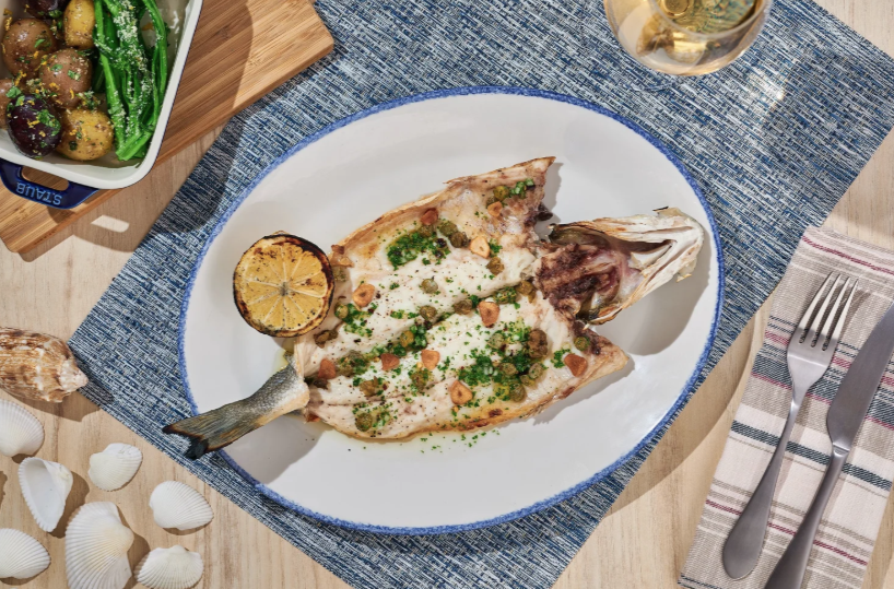 Sama Restaurant Luquillo Beach Branzino Whole Seared And Butterflied